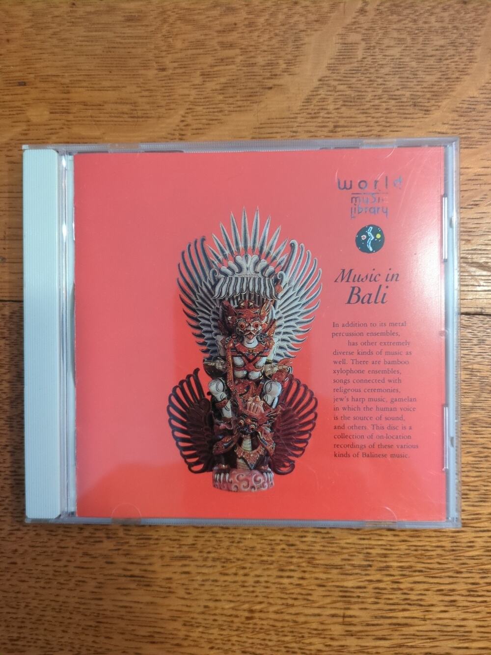 Music in Bali World Music Library CD Album